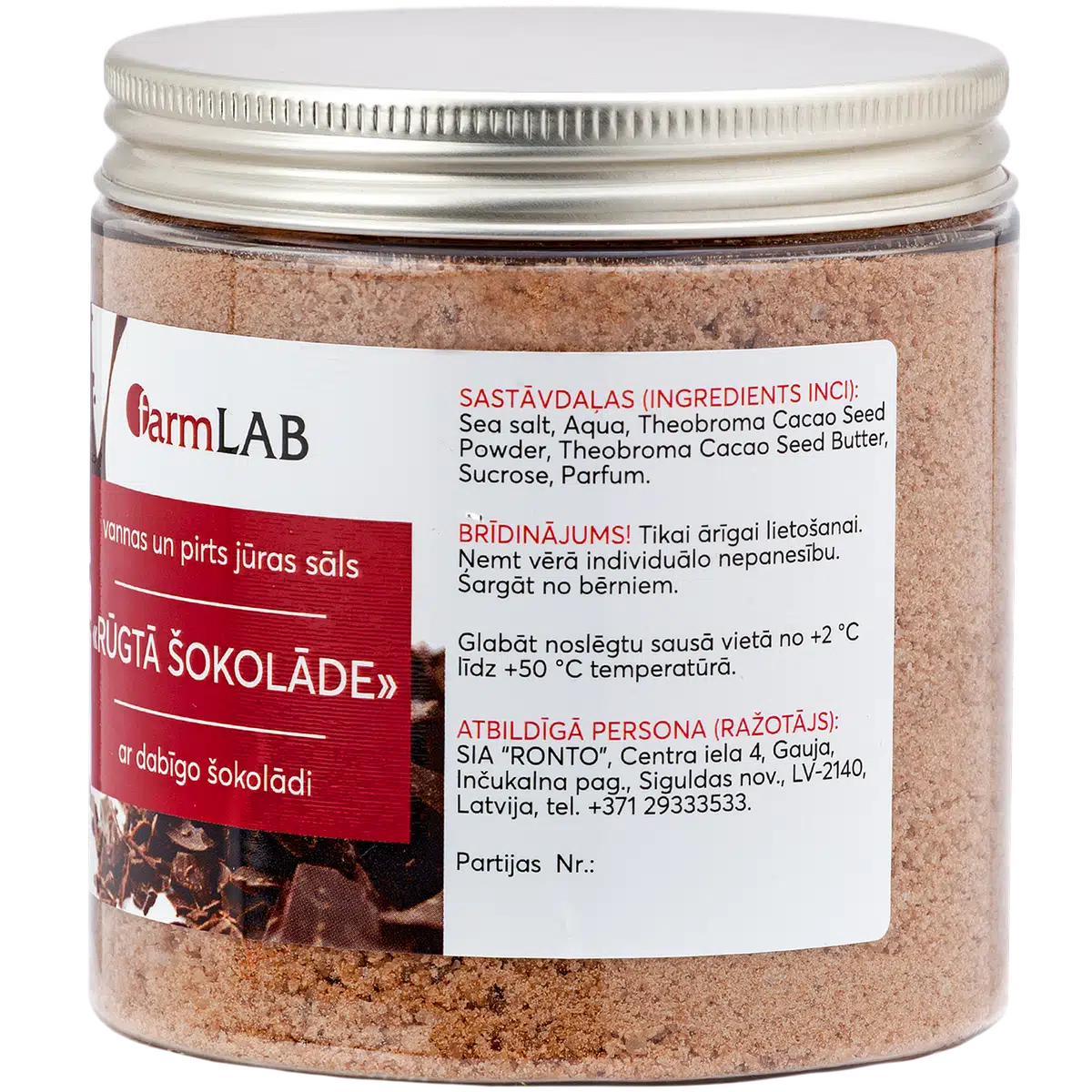Bitter chocolate bath salt variant 1